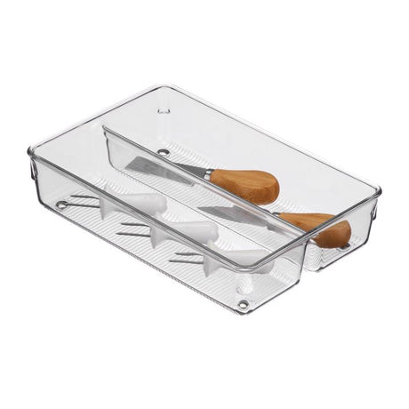 iDesign 2 in. H X 6 in. W X 9 in. D Plastic Drawer Organizer