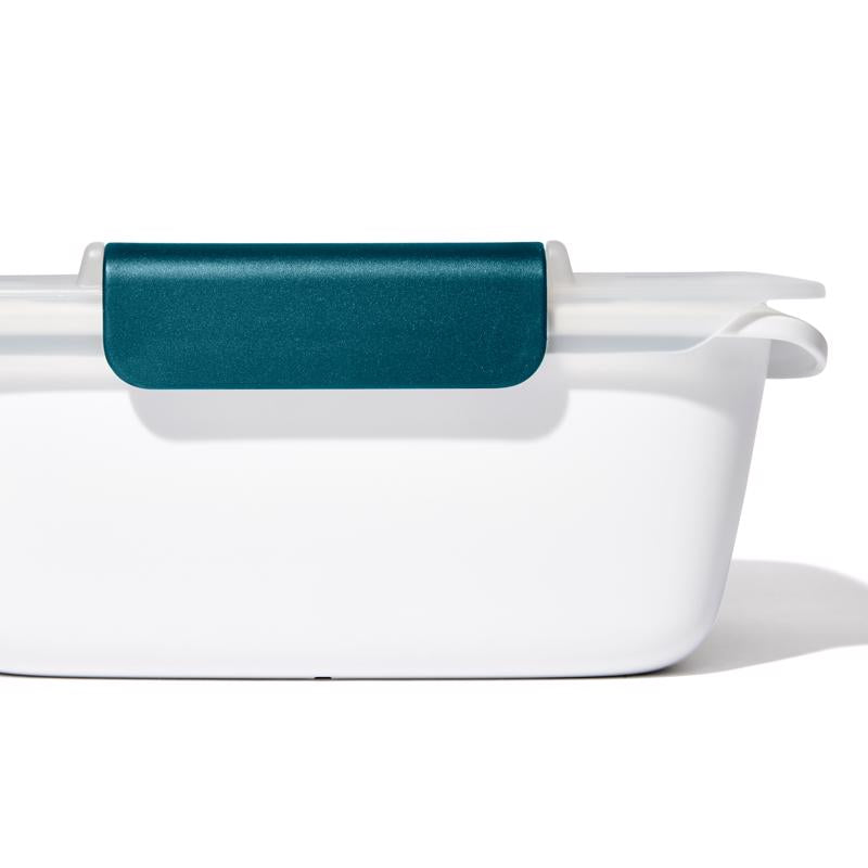 OXO Good Grips 6.3 cups White and Blue Split Food Container w/Lid 1 pk