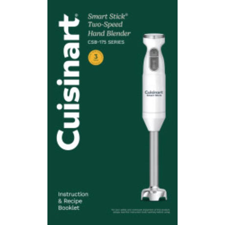 Cuisinart Smart Stick Silver 3 cups 2 speed Immersion Mixer