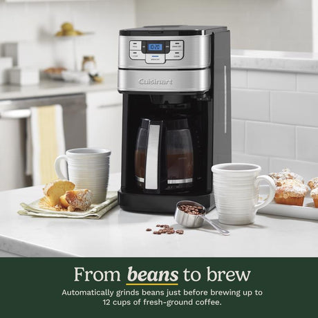 Cuisinart 12 cups Black Grind and Brew Coffee Maker