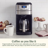 Cuisinart 12 cups Black Grind and Brew Coffee Maker