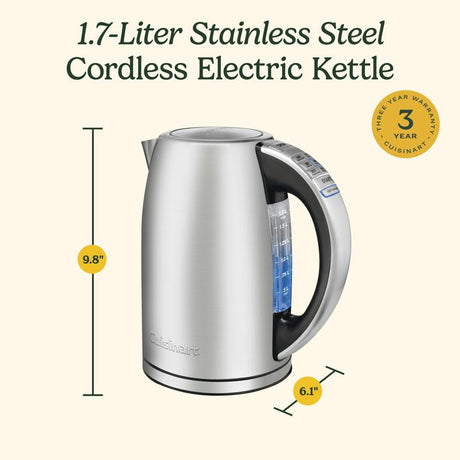 Cuisinart 1.7 L Silver Electric Kettle