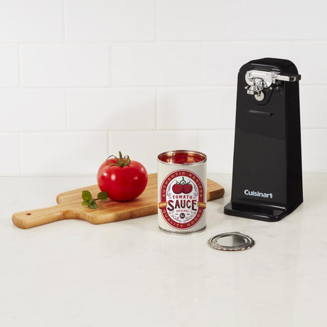 Cuisinart Gloss Black Electric Can Opener Magnetic Lid Holder