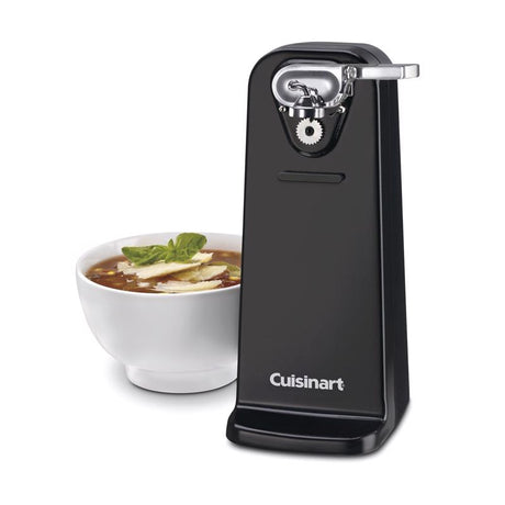 Cuisinart Gloss Black Electric Can Opener Magnetic Lid Holder