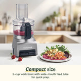 Cuisinart Brushed Nickel Silver 5 cups Food Processor 250 W