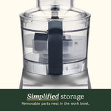 Cuisinart Brushed Nickel Silver 5 cups Food Processor 250 W