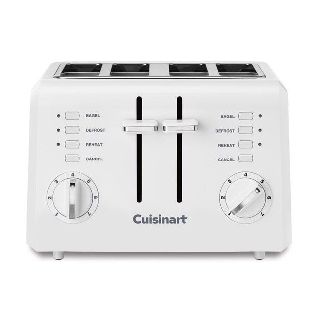 Cuisinart Plastic White 4 slot Toaster 7.2 in. H X 10.7 in. W X 10.8 in. D