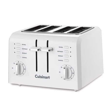 Cuisinart Plastic White 4 slot Toaster 7.2 in. H X 10.7 in. W X 10.8 in. D