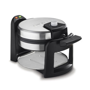 Cuisinart 1 waffle Brushed Silver Stainless Steel Rotary Waffle Maker