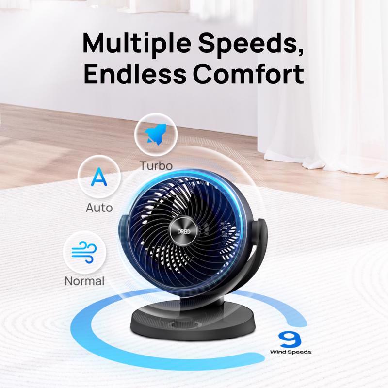 Dreo 11.81 in. H X 7 in. D 3 speed Air Circulator Fan