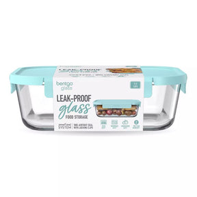 Bentgo 11.8 cups Aqua Food Storage Container 1 pk, Pack of 4