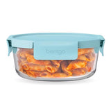 Bentgo 4.1 cups Aqua Food Storage Container 1 pk, Pack of 6