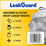 Glad LeakGuard 13 gal Lemon Kitchen Trash Bags Drawstring 34 pk, Pack of 6