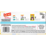 Glad LeakGuard 13 gal Fresh Kitchen Trash Bags Drawstring 34 pk, Pack of 6
