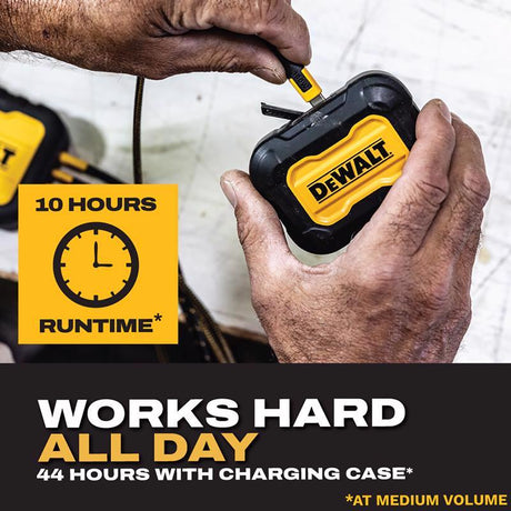 Dewalt Wireless Bluetooth Over Ear Earbuds