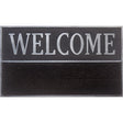 Direct Home Textiles Goup 18 each W X 30 each L Black/Gray Rubber Door Mat, Pack of 6
