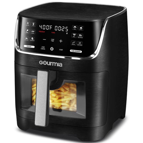 Gourmia Black/Silver 8 qt Programmable Digital Air Fryer