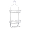 Zenna Home 24 in. H X 11 in. W X 4.88 in. L Brushed Shower Caddy
