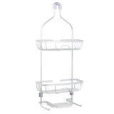 Zenna Home 24 in. H X 11 in. W X 4.88 in. L Brushed Shower Caddy