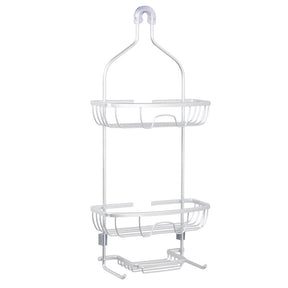 Zenna Home 24 in. H X 11 in. W X 4.88 in. L Brushed Shower Caddy