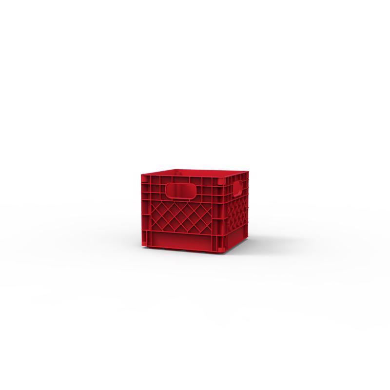 Organize-it Red Miniature Storage Bin 5.5 in. H X 6.5 in. W X 6.5 in. D Stackable, Pack of 8