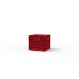 Organize-it Red Miniature Storage Bin 5.5 in. H X 6.5 in. W X 6.5 in. D Stackable, Pack of 8
