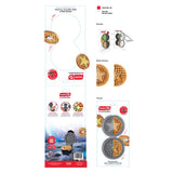 Dash Metal Mini Waffle Removable Plates, Pack of 6