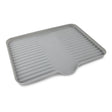 Core Home Gray Plastic Sink Drain Board