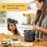 Crock-Pot 2 qt Black Stoneware Slow Cooker
