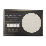 Core Home 24 in. L X 16 in. W White Rubber Bath/Shower Cushion Mat