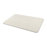 Core Home 24 in. L X 16 in. W White Rubber Bath/Shower Cushion Mat