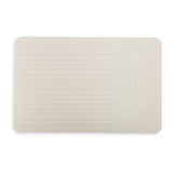 Core Home 24 in. L X 16 in. W White Rubber Bath/Shower Cushion Mat