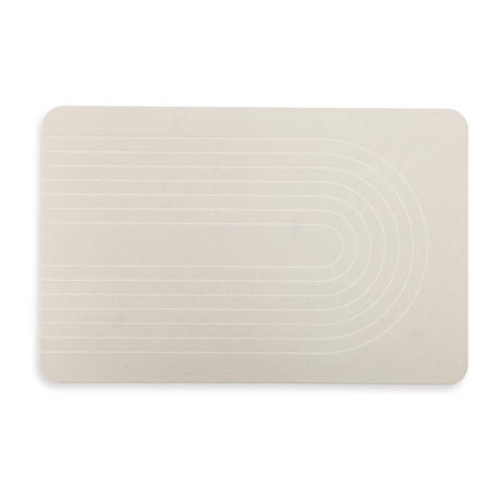 Core Home 24 in. L X 16 in. W White Rubber Bath/Shower Cushion Mat
