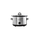 Crockpot 4.5 qt Black/Silver Stoneware Slow Cooker