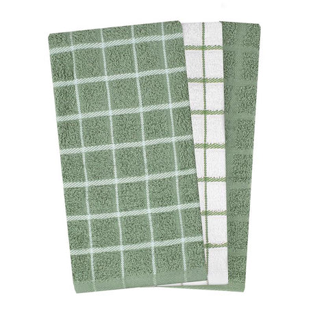 Ritz Juniper Cotton Kitchen Towel 3 pk, Pack of 3
