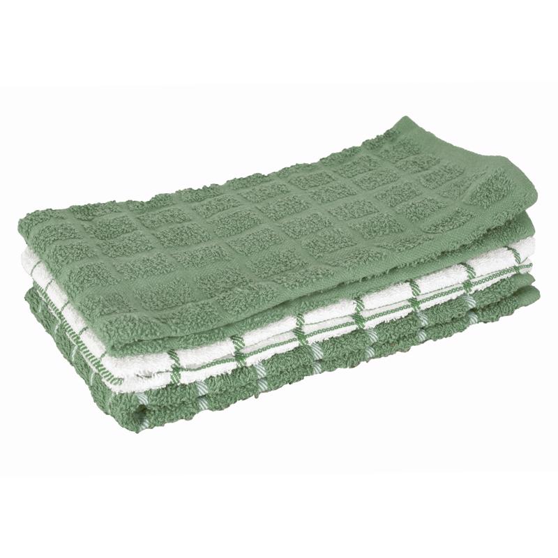 Ritz Juniper Cotton Kitchen Towel 3 pk, Pack of 3