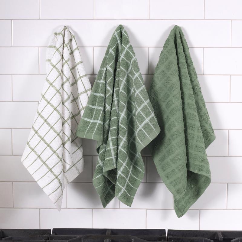 Ritz Juniper Cotton Kitchen Towel 3 pk, Pack of 3