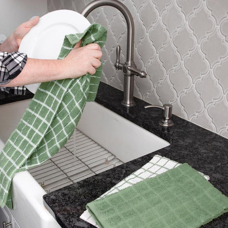 Ritz Juniper Cotton Kitchen Towel 3 pk, Pack of 3