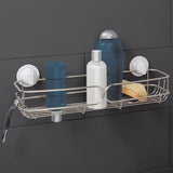 Zenna Home 4.5 in. H X 18 in. W X 5 in. L Shower Basket