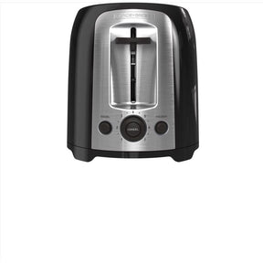 Black+Decker Stainless Steel Black/Silver 2 slot Toaster 12.32 in. H X 9.09 in. W X 8.58 in. D