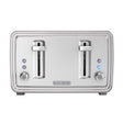 Black+Decker Stainless Steel Silver 4 slot Toaster 7.6 in. H X 11.8 in. W X 10.6 in. D