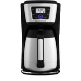 Black+Decker 12 cups Black/Silver Coffee Maker
