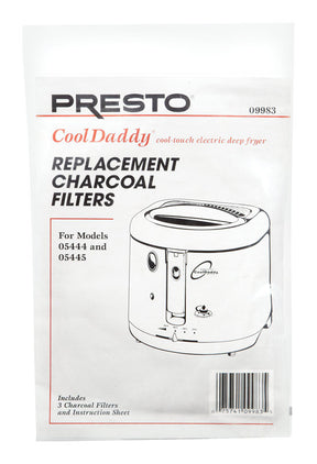 Presto Cool Daddy Charcoal Deep Fryer Filter
