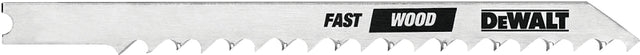 DEWALT DW3700H Jig Saw Blade, 6 TPI, 1/4 in W, 4 in L