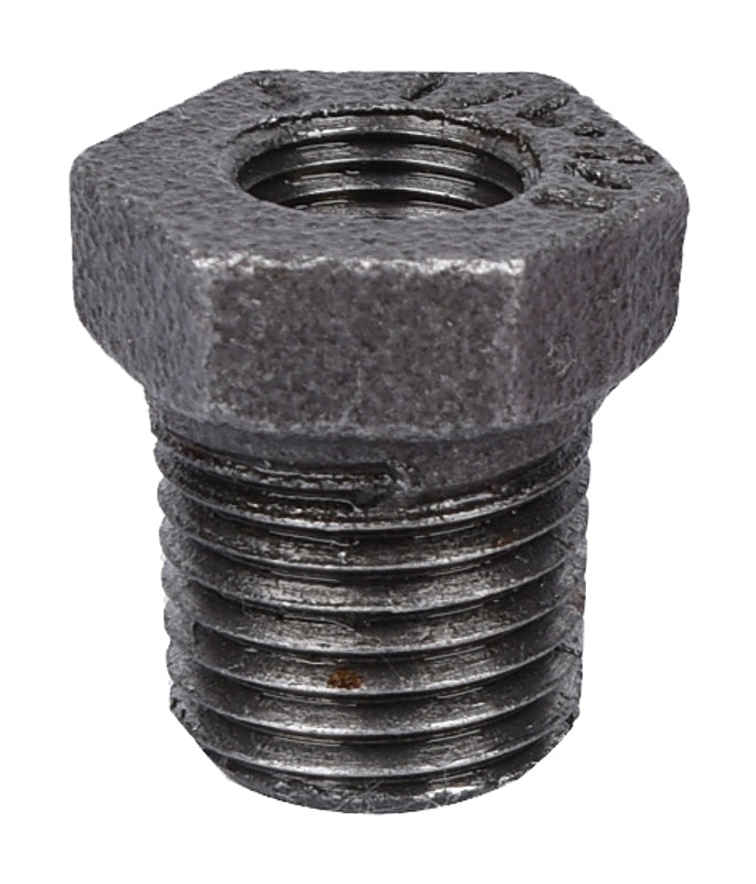 ProSource 35-1/4X1/8B Pipe Bushing, 1/4 x 1/8 in, MIP x FIP, Malleable Iron, SCH 40 Schedule, 300 psi Pressure