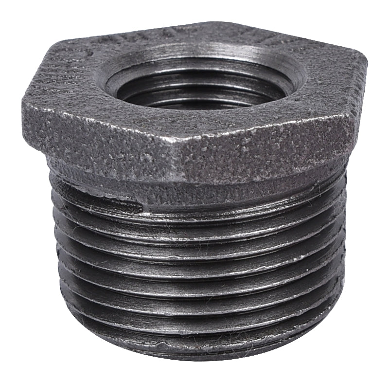 ProSource 35-1X1/2B Pipe Bushing, 1 x 1/2 in, MIP x FIP, Malleable Iron, SCH 40 Schedule, 300 psi Pressure