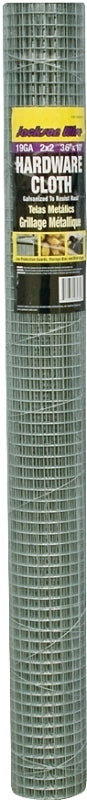 Jackson Wire 11 03 16 13 Hardware Cloth, 10 ft L, 36 in W, 19 ga Gauge, 1/2 x 1/2 in Mesh, Steel, Galvanized