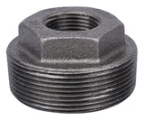 ProSource B241 50X20 Pipe Bushing, 2 x 3/4 in, MIP x FIP, Malleable Iron, SCH 40 Schedule, 300 psi Pressure