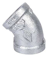 ProSource 4-3/4G Pipe Elbow, 3/4 in, Threaded, 45 deg Angle, SCH 40 Schedule, 300 psi Pressure