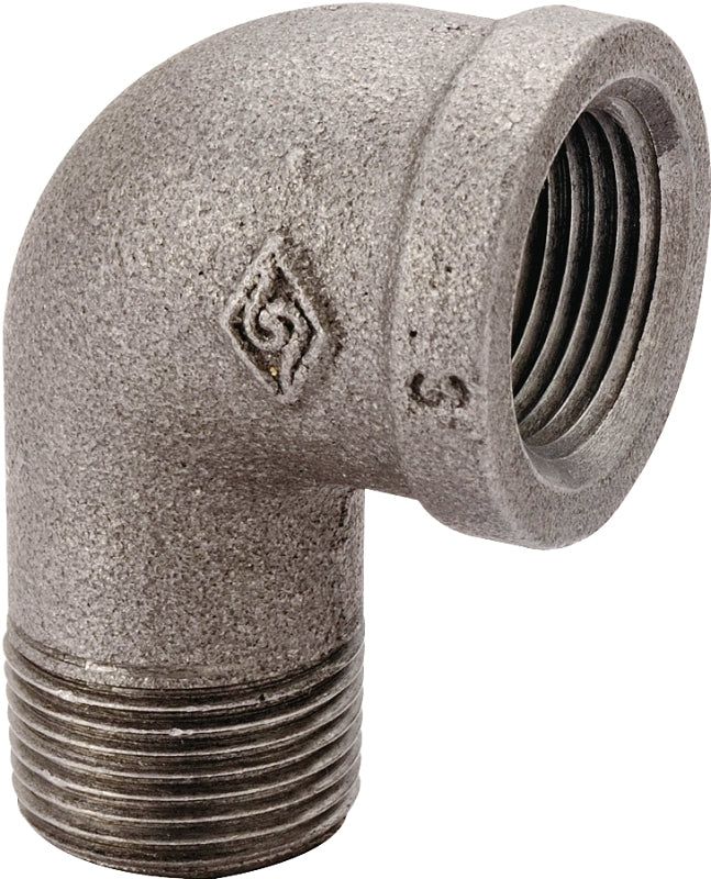 ProSource 6-1B Street Pipe Elbow, 1 in, FIP x MIP, 90 deg Angle, Malleable Iron, SCH 40 Schedule, 300 psi Pressure